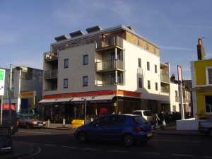 Mixed Use, Front Elevation, Bedford Road, London